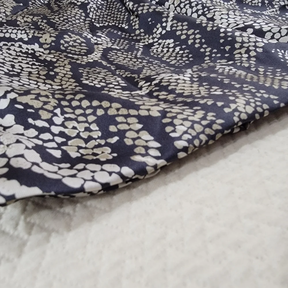 NEW INC International Concepts Snakeskin Print Silk Skirt Size 2P Petite
